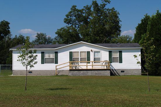 Image of a mobile home
